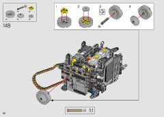 LEGO 42130 instructions page 84 – build guide