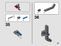 LEGO 42132 instructions page 33 – build guide