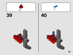 LEGO 42132 instructions page 35 – build guide