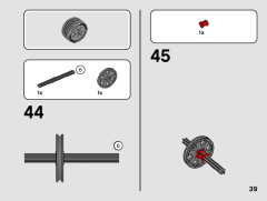 LEGO 42132 instructions page 39 – build guide