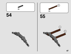 LEGO 42132 instructions page 47 – build guide