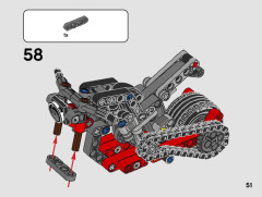 LEGO 42132 instructions page 51 – build guide