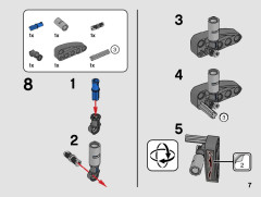 LEGO 42132 instructions page 7 – build guide