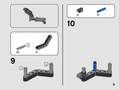 LEGO 42132 instructions page 9 – build guide