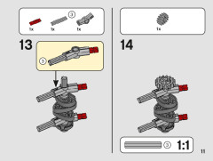 LEGO 42132 instructions page 11 – build guide
