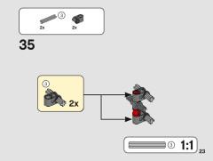 LEGO 42132 instructions page 23 – build guide