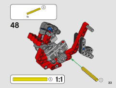 LEGO 42132 instructions page 33 – build guide