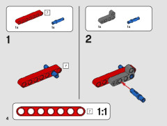 LEGO 42132 instructions page 4 – build guide