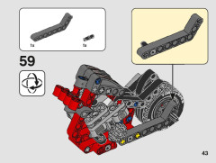 LEGO 42132 instructions page 43 – build guide