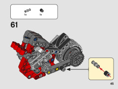 LEGO 42132 instructions page 45 – build guide