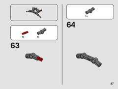 LEGO 42132 instructions page 47 – build guide
