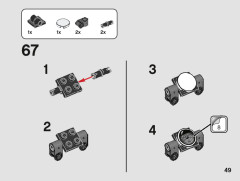 LEGO 42132 instructions page 49 – build guide