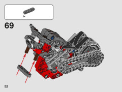 LEGO 42132 instructions page 52 – build guide
