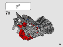 LEGO 42132 instructions page 53 – build guide