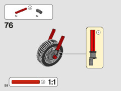 LEGO 42132 instructions page 58 – build guide