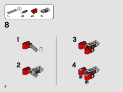 LEGO 42133 instructions page 8 – build guide