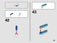 LEGO 42133 instructions page 45 – build guide
