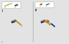 LEGO 42135 instructions page 2 – build guide