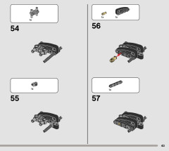 LEGO 42136 instructions page 43 – build guide