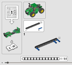 LEGO 42136 instructions page 6 – build guide
