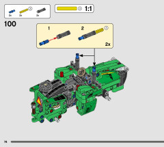 LEGO 42136 instructions page 74 – build guide
