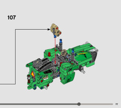 LEGO 42136 instructions page 77 – build guide