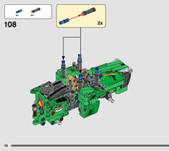 LEGO 42136 instructions page 78 – build guide