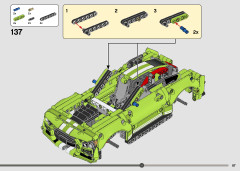 LEGO 42138 instructions page 87 – build guide