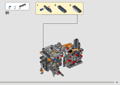 LEGO 42139 instructions page 45 – build guide