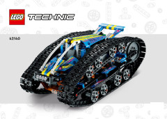 LEGO 42140 instructions page 1 – build guide
