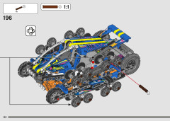 LEGO 42140 instructions page 122 – build guide