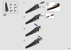 LEGO 42141 instructions page 135 – build guide