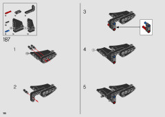 LEGO 42141 instructions page 188 – build guide