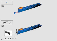 LEGO 42141 instructions page 196 – build guide