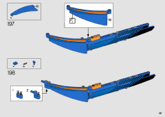 LEGO 42141 instructions page 197 – build guide