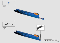 LEGO 42141 instructions page 203 – build guide