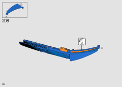 LEGO 42141 instructions page 204 – build guide