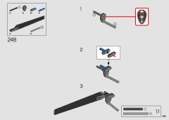 LEGO 42141 instructions page 235 – build guide