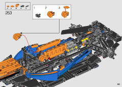 LEGO 42141 instructions page 243 – build guide
