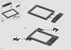 LEGO 42141 instructions page 44 – build guide