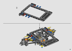 LEGO 42141 instructions page 45 – build guide