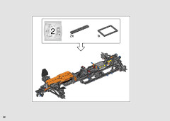 LEGO 42141 instructions page 62 – build guide
