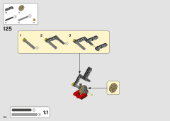 LEGO 42144 instructions page 104 – build guide