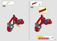LEGO 42144 instructions page 107 – build guide