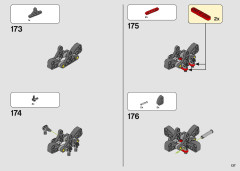 LEGO 42144 instructions page 137 – build guide