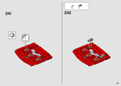 LEGO 42144 instructions page 185 – build guide