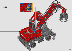 LEGO 42144 instructions page 189 – build guide