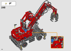 LEGO 42144 instructions page 190 – build guide