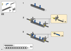 LEGO 42144 instructions page 22 – build guide