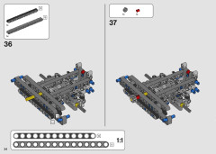 LEGO 42144 instructions page 34 – build guide